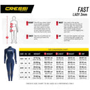 Cressi Fast Womens Scuba Diving Wetsuit