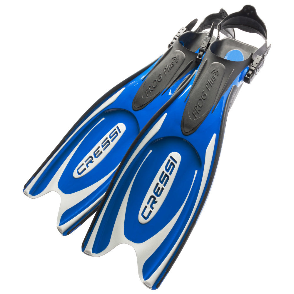 Cressi Frog Plus Open Heel Fins | Scuba Diving Equipment