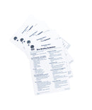 Padi Divemaster Cue Card Slates (English)