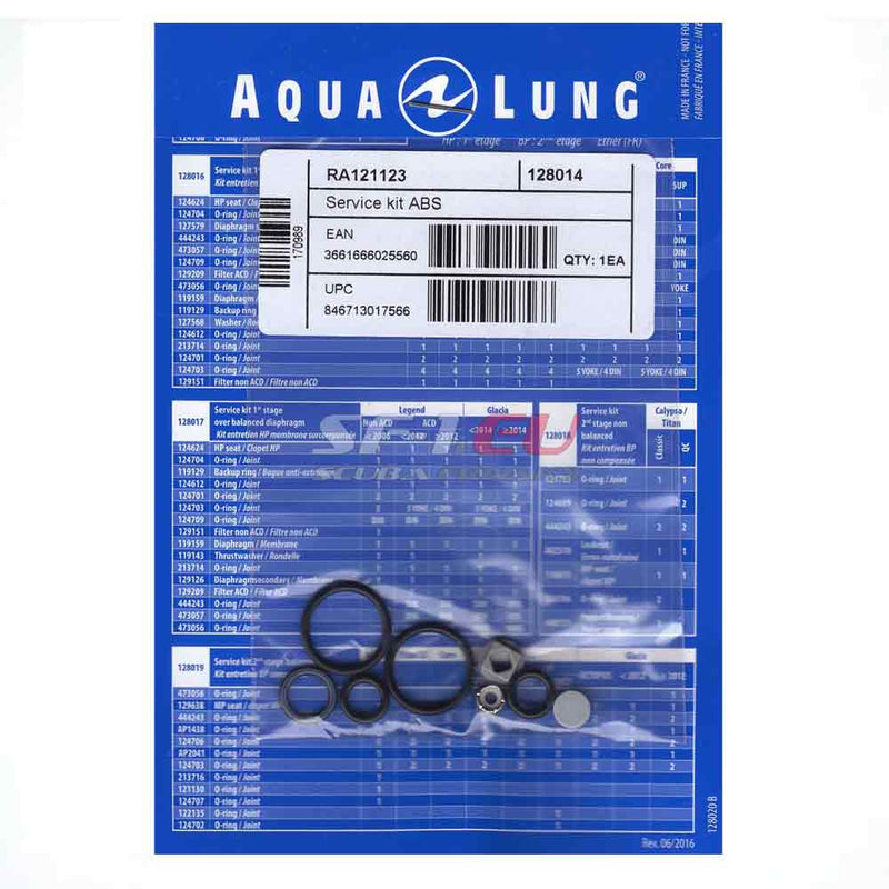 Aqua Lung ABS 2nd Stage Service Kit