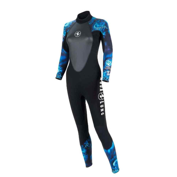 Aqua Lung Hydroflex Women's Wetsuit Blue Camo