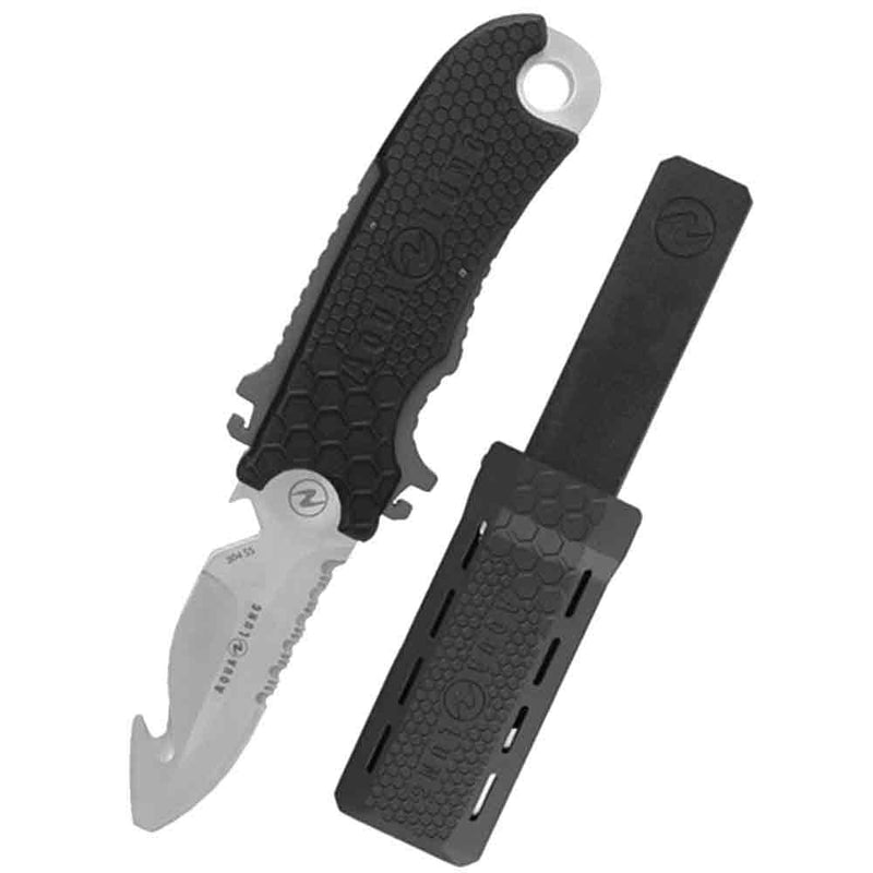 Aqua Lung Small Squeeze Stainless Steel Blunt Tip Dive Knife