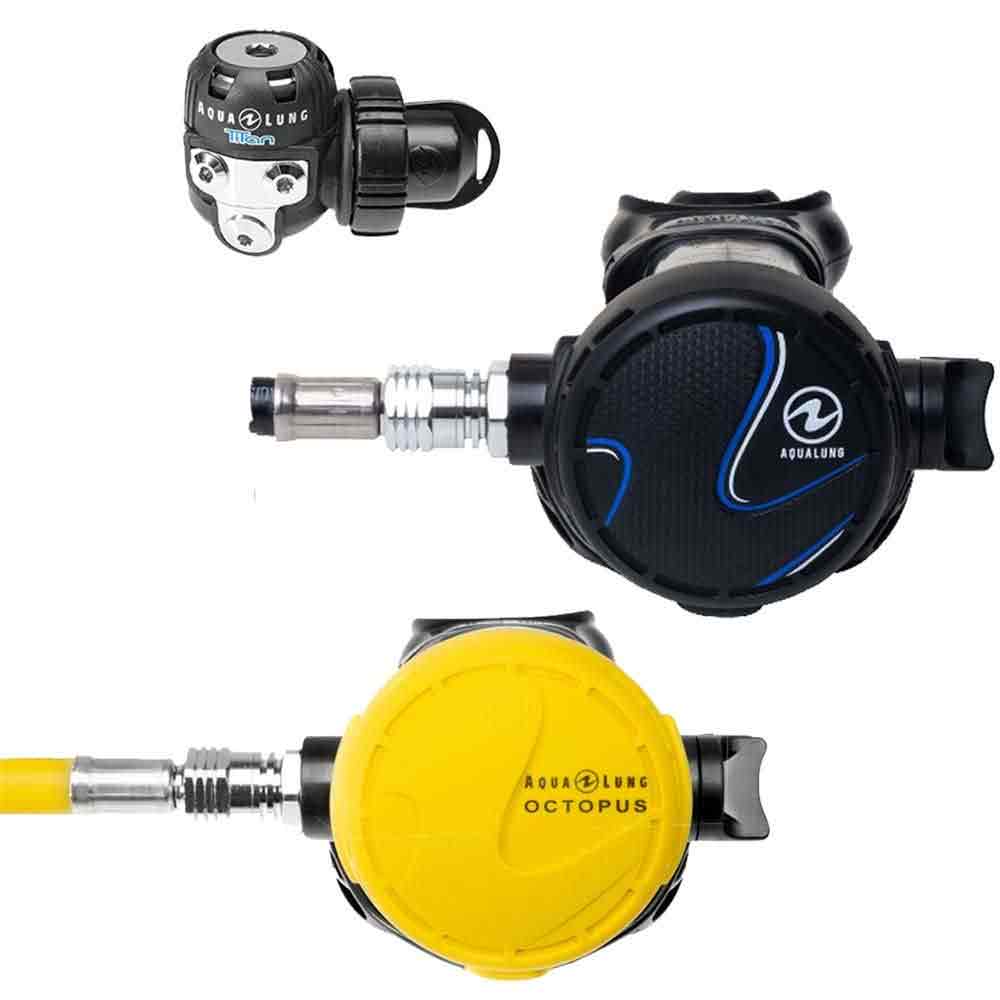 Aqua Lung Titan Regulator & Octopus Set