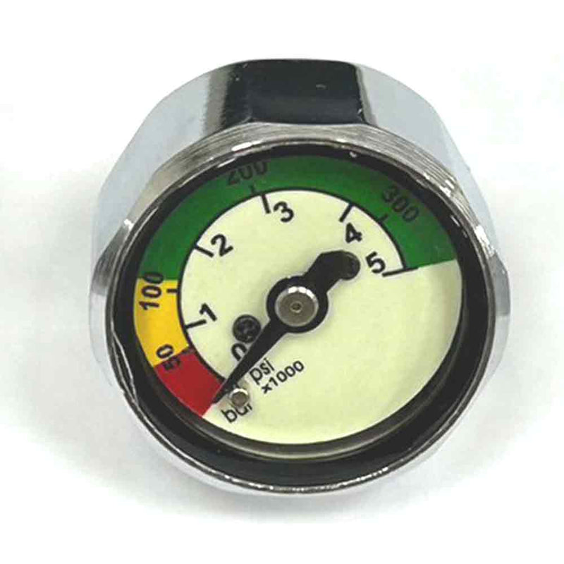 DXDivers Pony Button Bottle Pressure Gauge W/ PSI & BAR