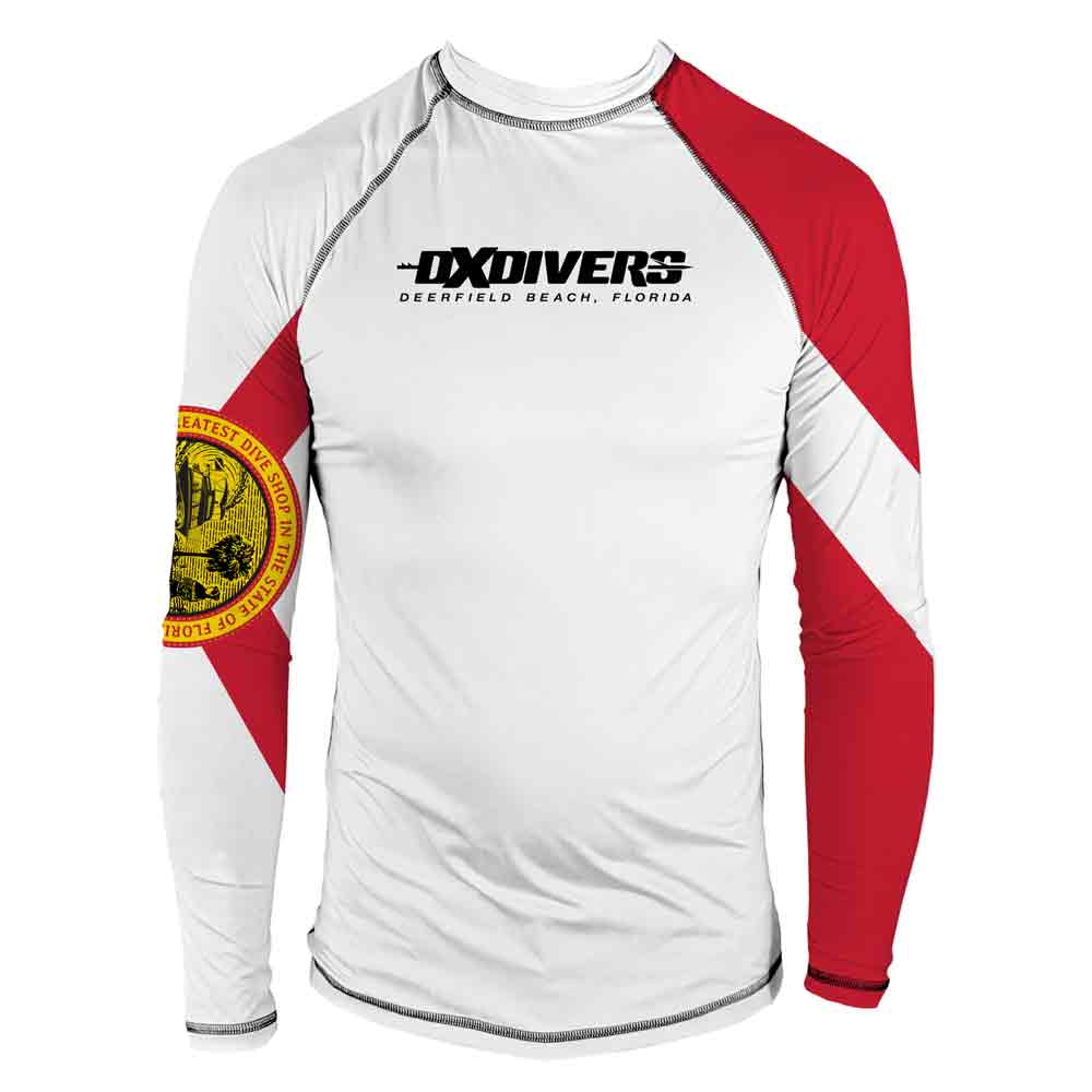 DXDivers Florida Logo Rash Guard: Style Meets Comfort