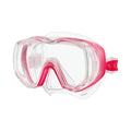 Tusa Freedom Tri-Quest Scuba Diving Mask - Bougainvillea Pink / Clear Silicone