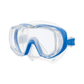 Tusa Freedom Tri-Quest Scuba Diving Mask - Fishtail Blue / Clear Silicone