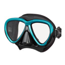Tusa Intega Scuba Diving Mask - Ocean Green / Black Silicone