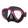 Tusa Intega Scuba Diving Mask - Rose Pink / Black Silicone