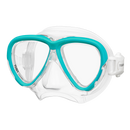 Tusa Intega Scuba Diving Mask - Mint / Clear Silicone