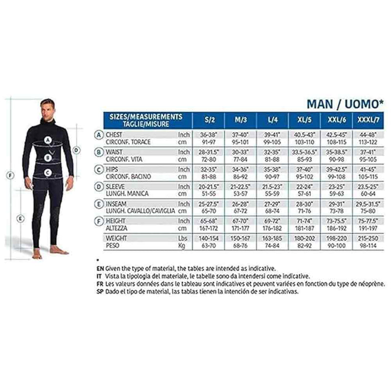 Omer 2 Piece Spearfishing Wetsuit