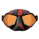 Omer Alpha Wolf Low Volume Freedive Mask Redstone