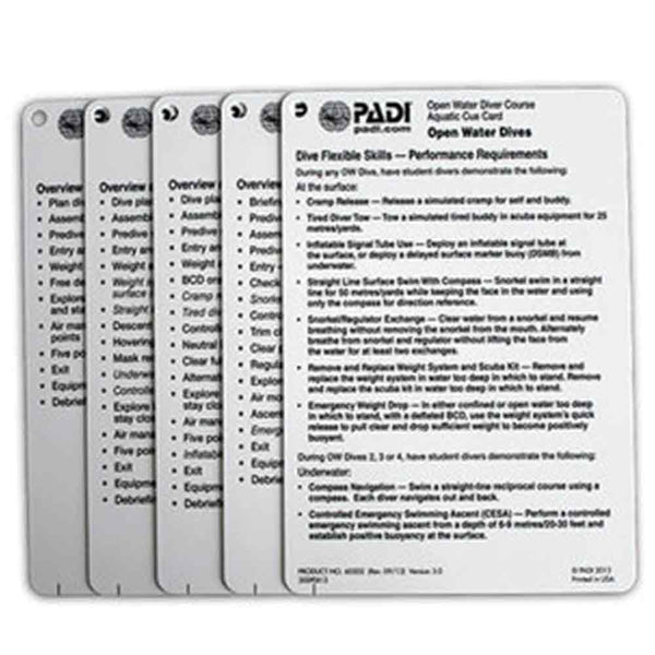 Padi Tec 40 45 50 Instructor Slates