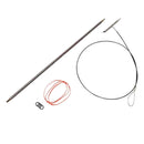 Riffe Aluminum Pole Spear Slip Tip and 18in Injector Rod 6mm