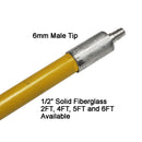 DXDivers Yellow Fiberglass Polespear (6mm Thread)