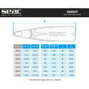 Seac Shout Freedive Fins