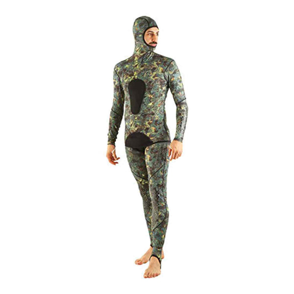 Seac Pirana Green Camo Skin Suit