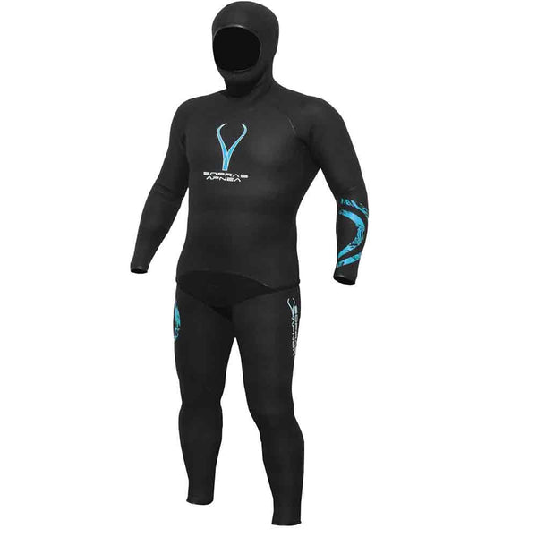 Sopras Sub Apnea Delfino Mens Freediving 2 Piece Wetsuit