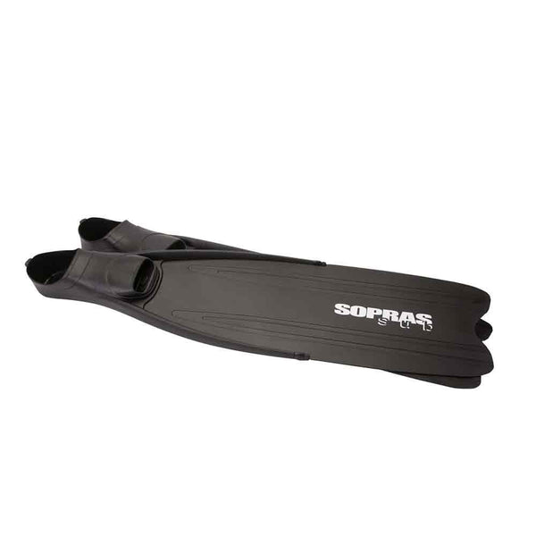 Sopras Sub Apnea Long Blade Plastic Freediving Fins (Size 6-7)