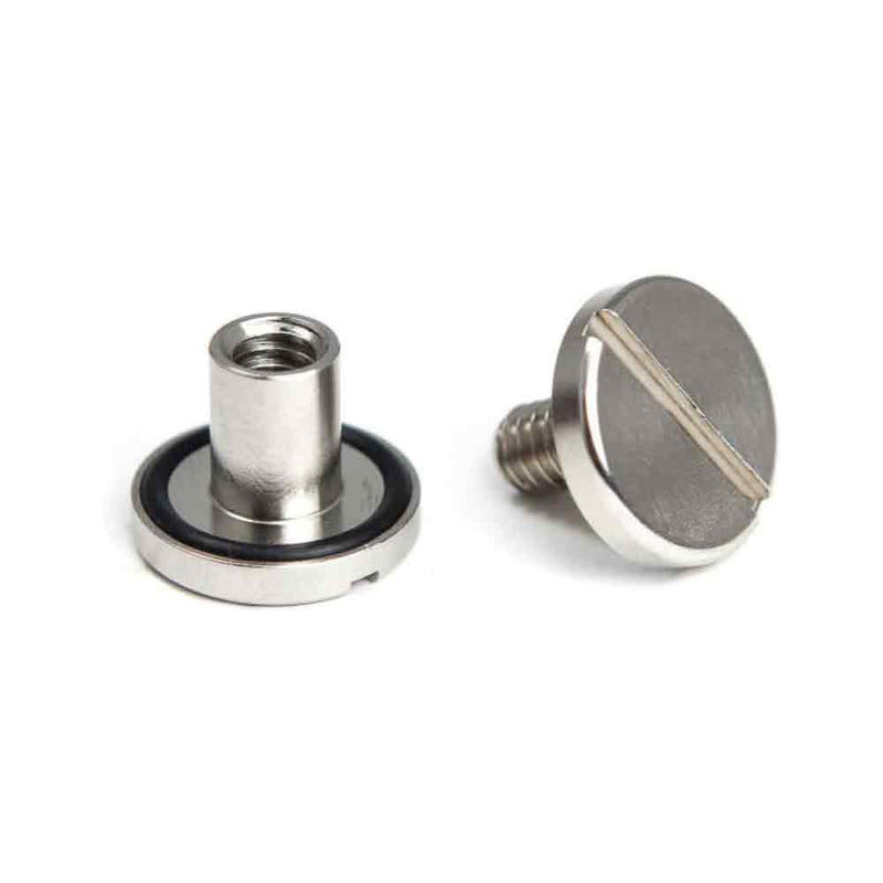 Sopras Sub Backplate Stainless Steel Book Screw Set (Male 16mm, Female 12mm)