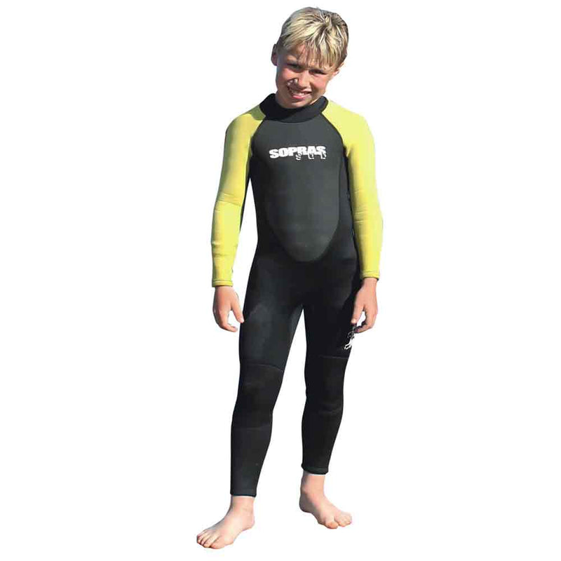 Sopras Sub Discover Yellow/Black Kids Wetsuit 3mm