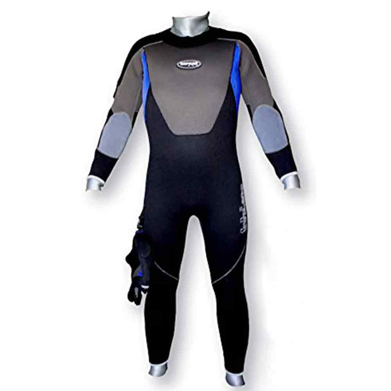 Sopras Sub Iceman Mens Semi-Dry Wetsuit 7mm