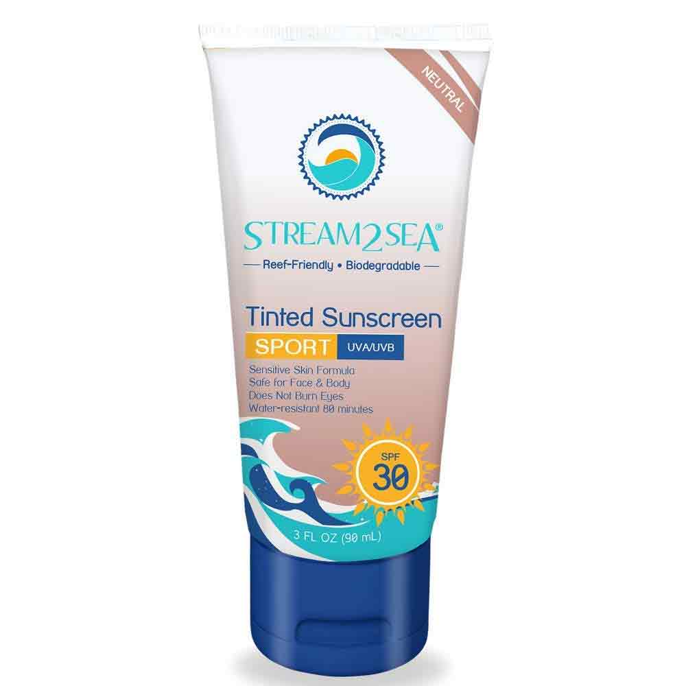 Stream2Sea 3oz Tinted Sunscreen: Radiant Dive Protection