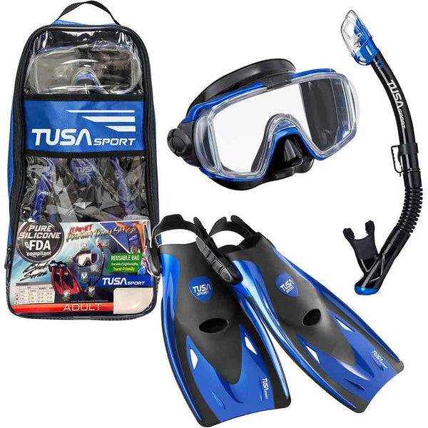 Tusa Visio Tri-Ex Adult Black Series Travel Set