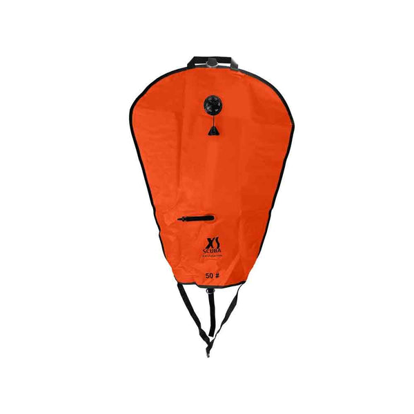 XS Scuba Deluxe 50lb Lift Bag Orange