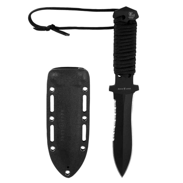 Aqua Lung Argonaut Titanium Diving Knife Made of 4mm Thick Titanium with an EDP Coating