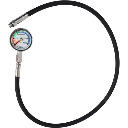 Cressi Mini SPG Pressure Gauge Module with Hose without Boot (PSI)