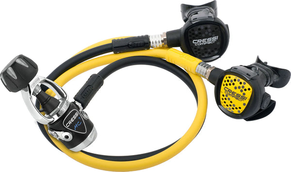 Cressi MC9 Compact Regulator with Compact Octopus Combo Yoke