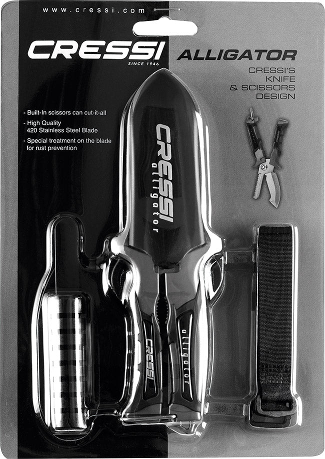 Cressi Alligator Dive Knife Scissors