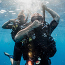 Couple coming to dxdivers to do an PADI Ocean dive referral, off the Lady Go Diver dive charter 