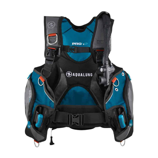 New Aqualung mens pro hd for 2022 in petrol , orange,  charcoal colors