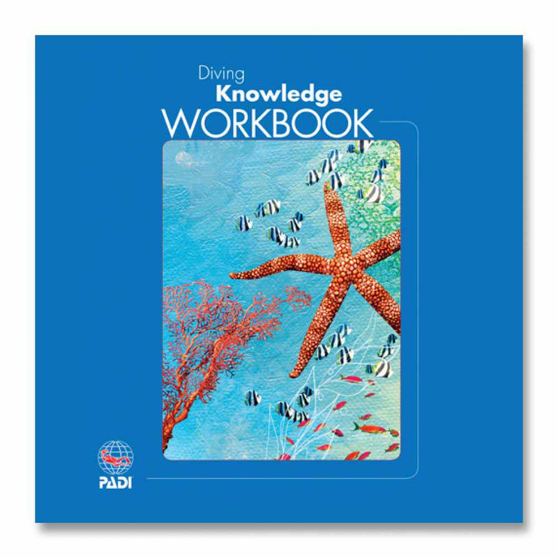 PADI Diving Knowledge Workbook Starfish on Cover