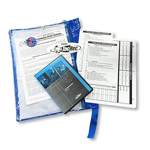 PADI Tec Deep Diver Crew Pak DVD Slates and Tables