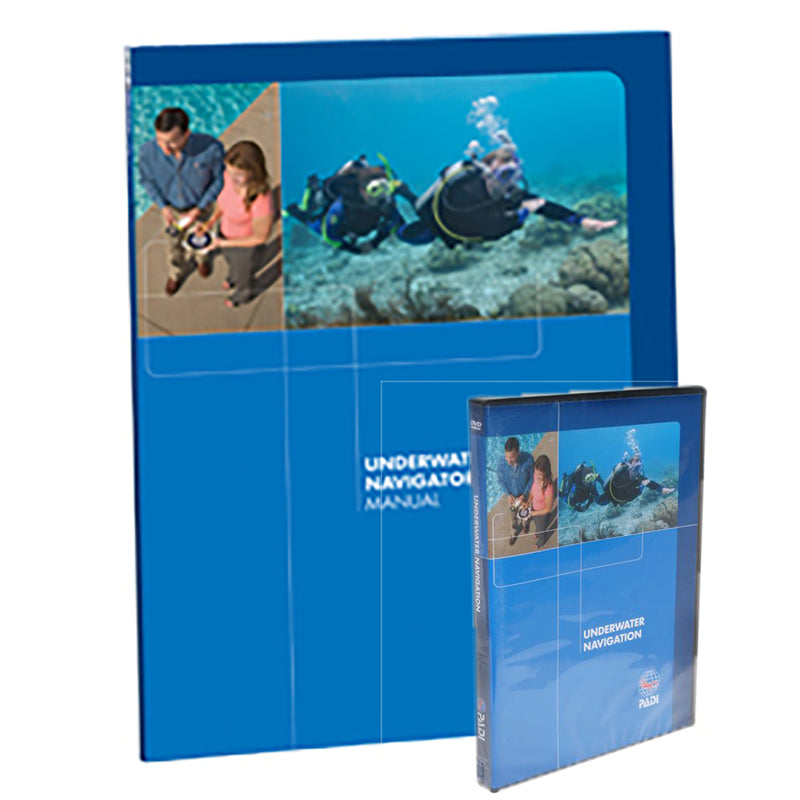 PADI Underwater Navigator Crew Pak Manual and DVD