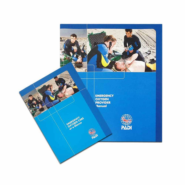 PADI EMERGENCY O2 PROVIDER CREW PACK Manuals First Aid Oxygen