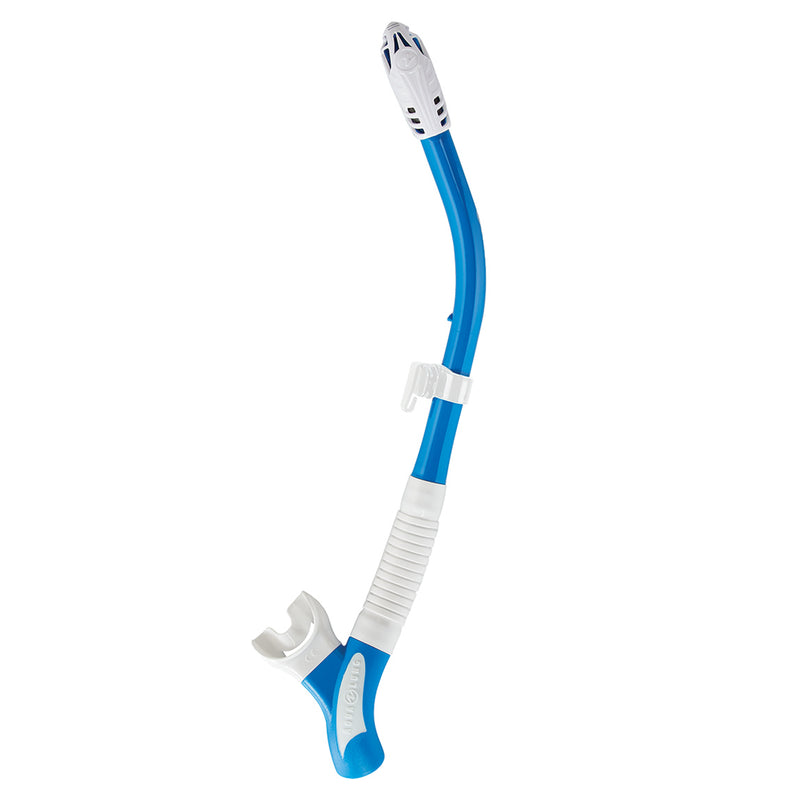 Aqua lung impulse flex full dry snorkel blue