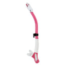 Aqua lung impulse flex full dry snorkel pink