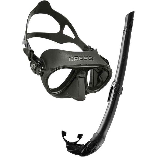Cressi Calibro Freedive Mask and Corsica Snorkel Combo