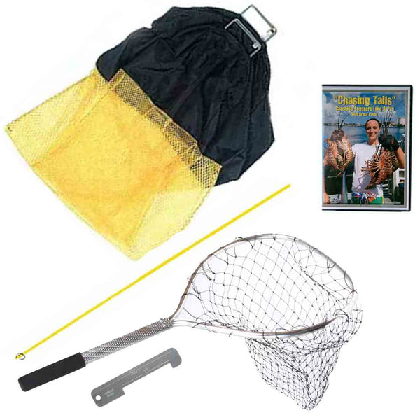 DXDivers Basic Lobster Net + Tickle Stick Package Without Gloves
