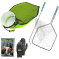 DXDivers Lobster League Foldable/Magnetic Net + Tickle Stick + Gauge Combo With DXD Gloves