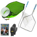 DXDivers Lobster League Foldable/Magnetic Net + Tickle Stick + Gauge Combo With DXD Gloves