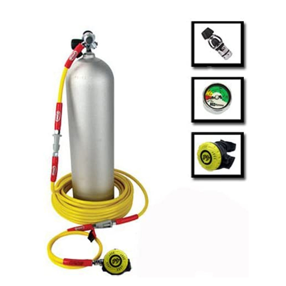 Single Diver Hookah W/ 60FT Hose and QRS Fitting