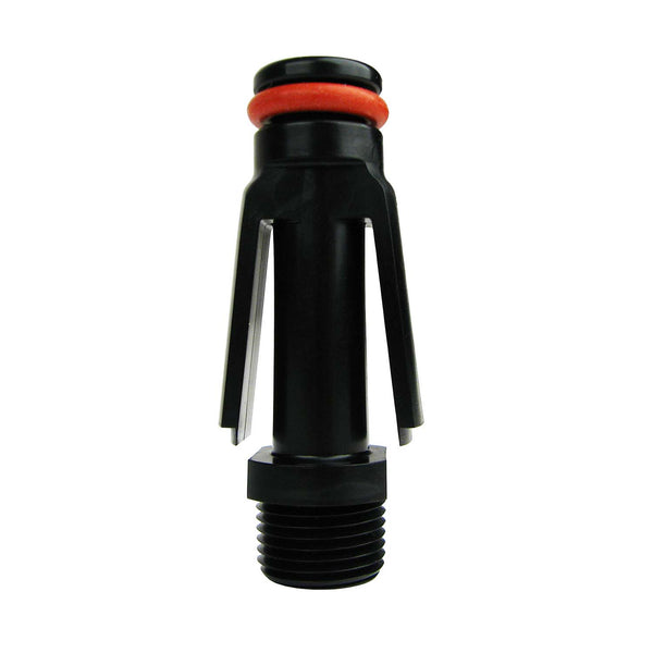 brownies third lung quick release swivel male fitting for threaded hookah hoses