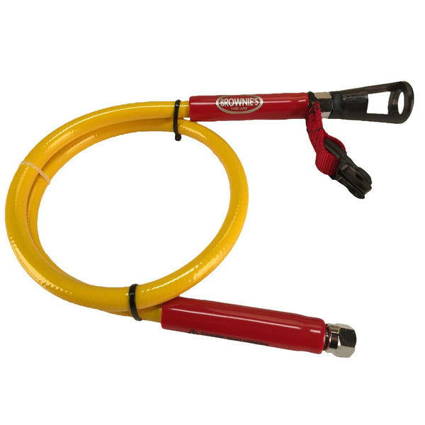 brownies third lung 40 inch regulator hose with qrs fitting, octo 40 whip