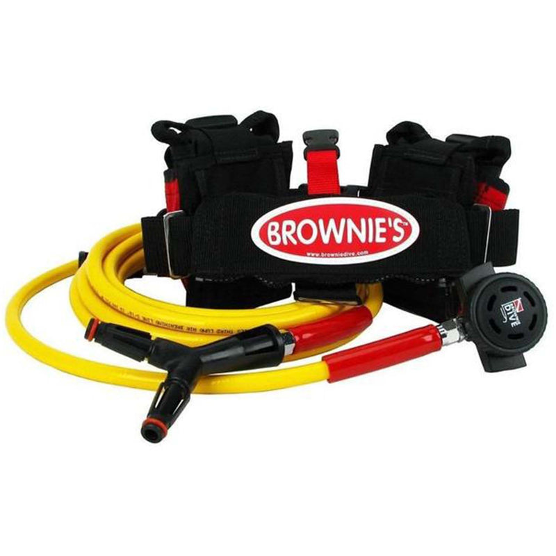 brownies third lung add a diver kit for any brownies third lung tankless hookah systems with deluxe drop weight cumberland weight tow belt