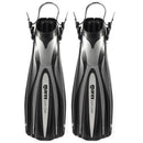 MARES QUATTRO EXCEL OPEN HEEL SCUBA DIVING FIN